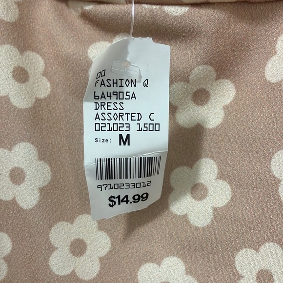 Tan Flower Dress-OS! - Picture 6 of 11